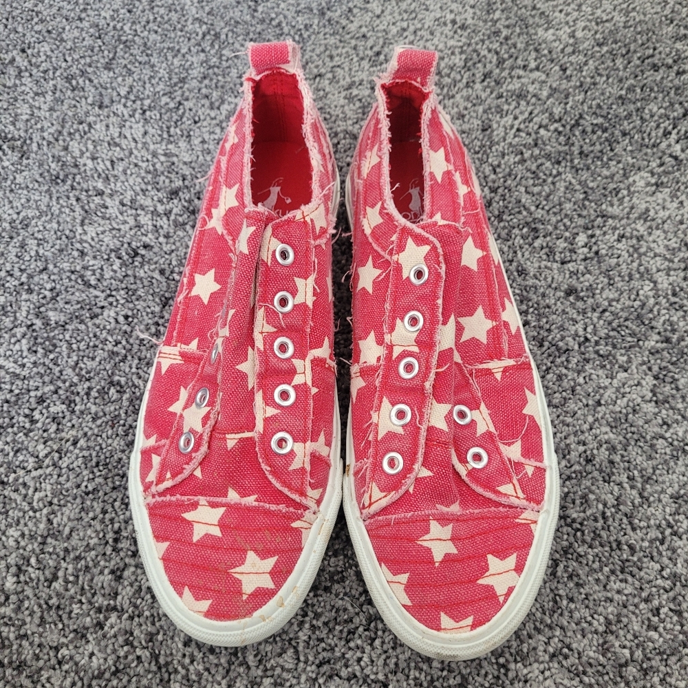 Corkys Red Star Slip On Shoes